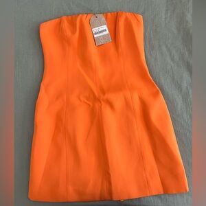 Unworn Meshki Tangerine Mini Dress